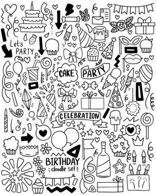 0051 el çizimi parti karalaması Mutlu yıllar