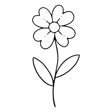 0150 el çizimi çiçekler karalama
