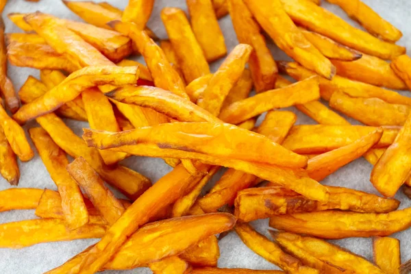 Patatas Fritas Dulces Cocidas —  Fotos de Stock