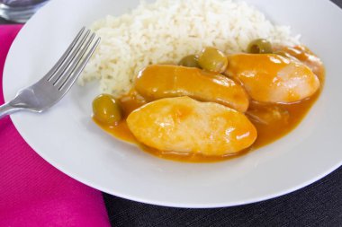 quenelle sos ve pirinç