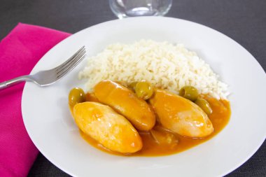 quenelle sos ve pirinç