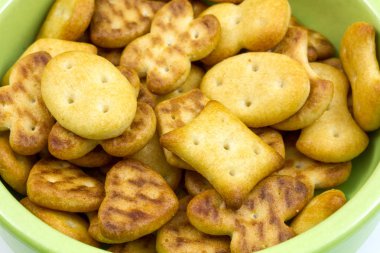 Atıştırmalık kurabiyeler.