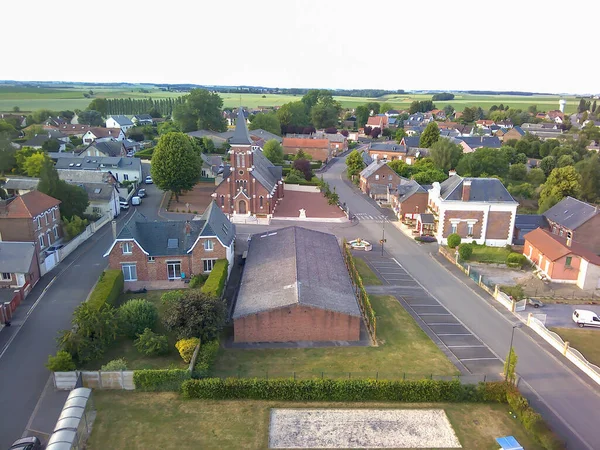 Villaggio Itancourt Francia — Foto Stock