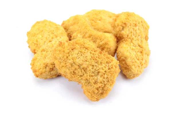 Nugget Kurczaka Białym Tle — Zdjęcie stockowe