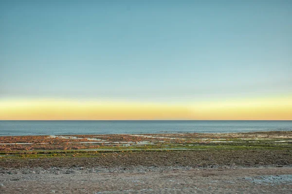 Vende Deki Jars Sur Mer Plajında Gün Batımı — Stok fotoğraf