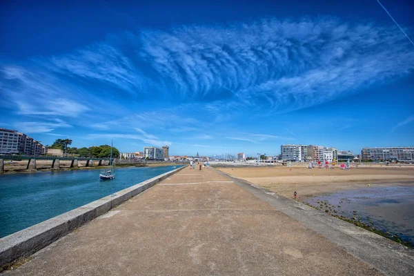 Port Sables Olonne Vende Francja — Zdjęcie stockowe