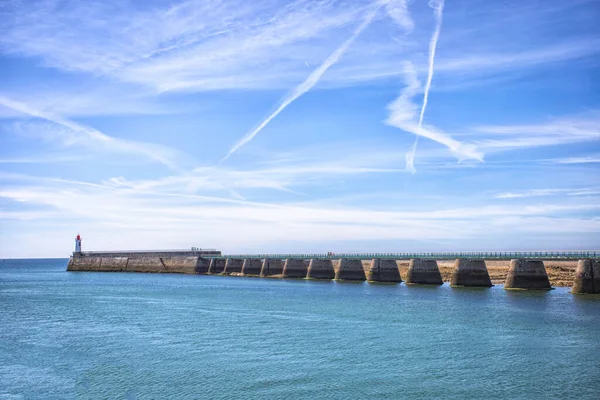 Port Sables Olonne Vende Francja — Zdjęcie stockowe