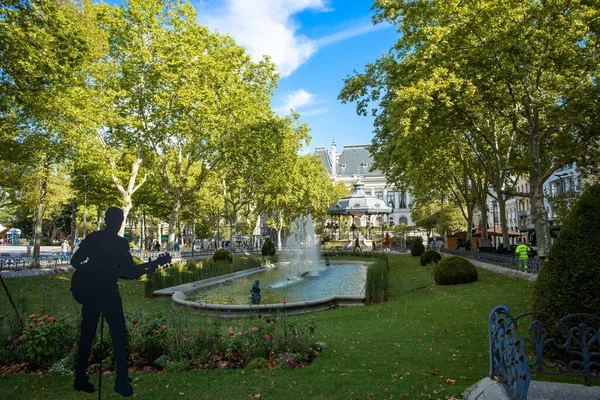 Place Jean Jaurs City Saint Etienne — Stock Photo, Image