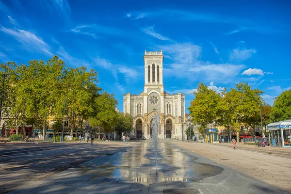 Szent Károly Katedrális Saint Etienne Városában Franciaország — Stock Fotó