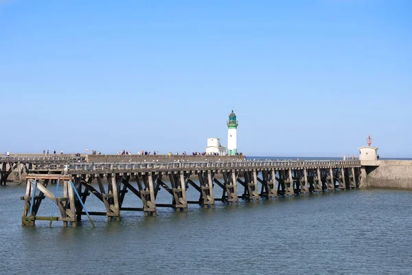 Porto Cidade Trport Normandia — Fotografia de Stock