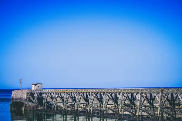 Понтон Портового Міста Трепорт Нормандія — стокове фото