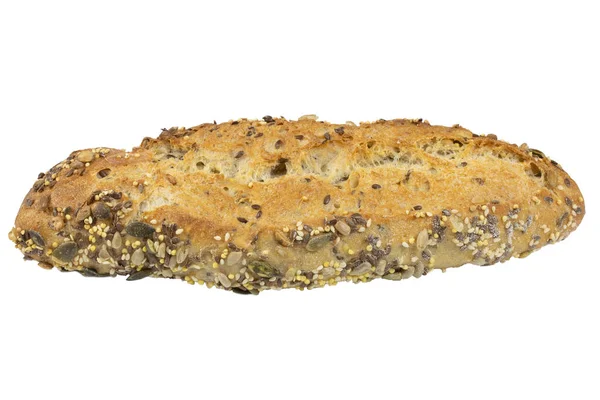 Graanbrood Geïsoleerd Een Witte Achtergrond — Stockfoto