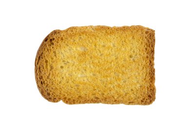 Rusk izole edilmiş beyaz arkaplan üzerinde izole