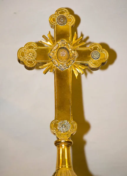 基督教十字架 信仰耶稣基督和基督教的象征 — 图库照片