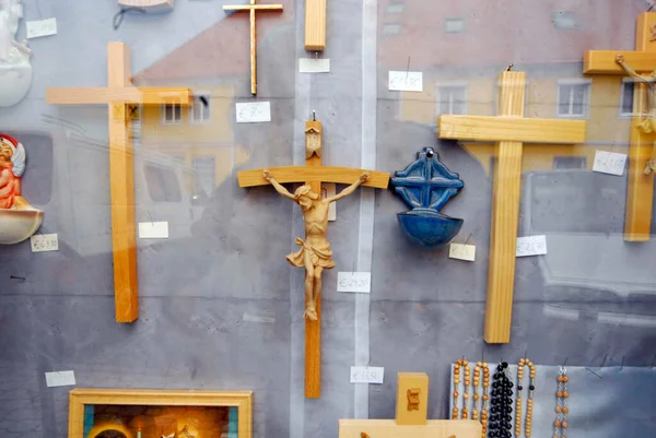 基督教十字架 信仰耶稣基督和基督教的象征 — 图库照片
