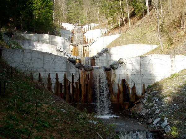 retention basin in flood protection, preventive measure against natural catastrophes