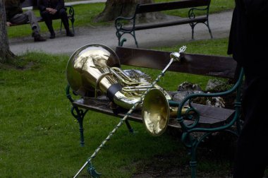 tuba ya da susafon pirinç pirinç müzik aletleri, geleneksel halk müziği enstrümanı