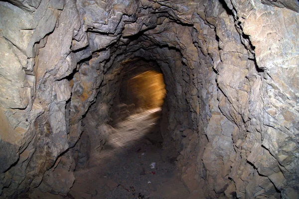 Visione Tunnel Come Simbolo Paura Ansia Umana — Foto Stock