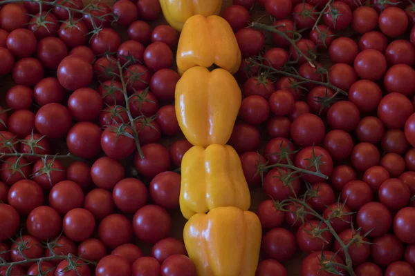 토마토가 파프리카 — 스톡 사진