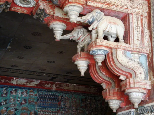 Symbol Elephant Temple Hampi India — Stock Photo, Image