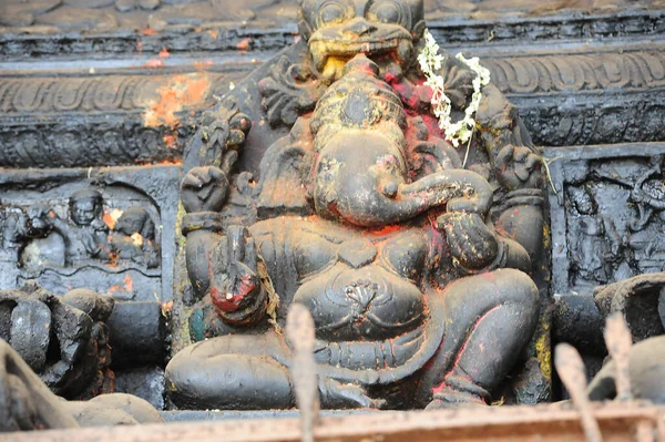 Símbolo Ganesha Dios Con Cabeza Elefante Hinduismo —  Fotos de Stock