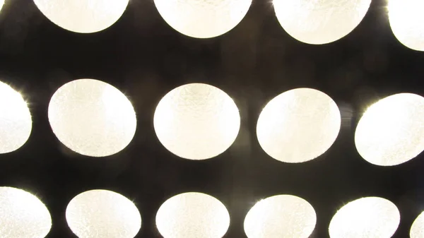 circle or round shaped object, pattern and texture in lighting
