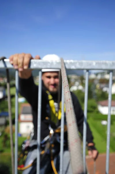 training and education as a height worker, safety in great heights