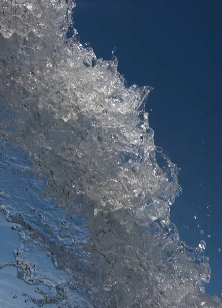 Waterval Waterval Natuur Zoet Water Dat Door Een Klif Stroomt — Stockfoto