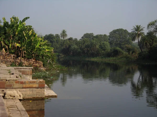 Backwaters Moerasland Kerala Regio India — Stockfoto