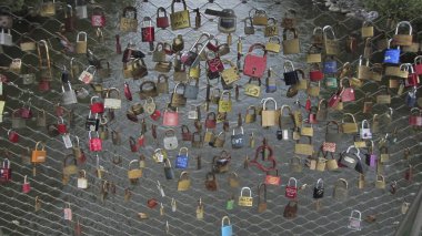 Aşk, asma kilit, aşk ve aşk sembolü.