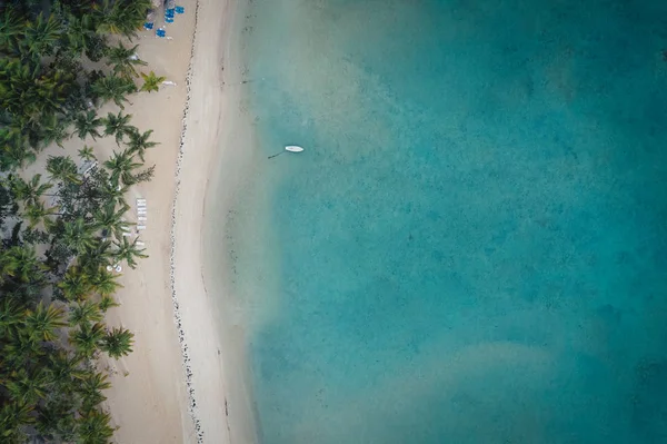 Вид на пляж Доминиканской республики — стоковое фото