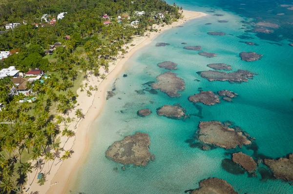 Pláž Dominikánské republiky první střela — Stock fotografie