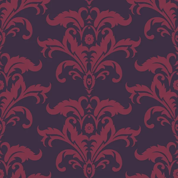 Vektorbarock Florales Muster Klassischer Blumenschmuck Vintage Textur Für Tapeten Textilien — Stockvektor