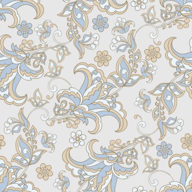 Pastel renklerde çiçek sorunsuz arka plan