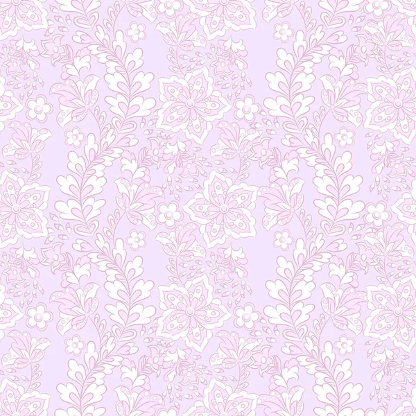 Origine Ethnique Orientale Florale Modèle Vectoriel Sans Couture — Image vectorielle