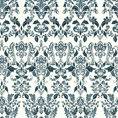 Kusursuz vintage vektör arkaplanı. Vektör duvar kağıdı barok biçimi