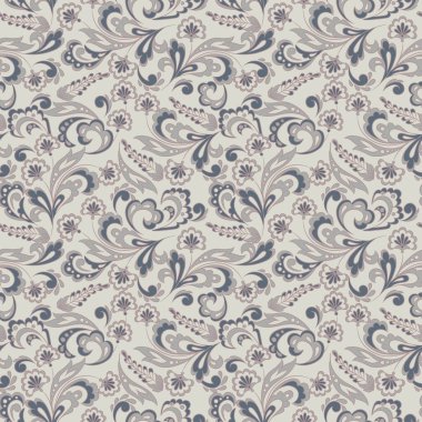 Güzel eski model. Çiçek vektör arkaplanı