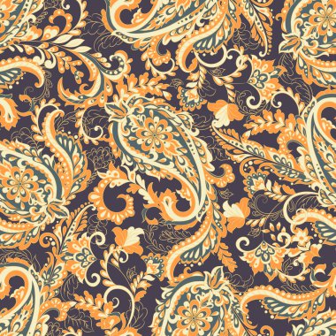 Çiçekli desensiz desen. vektör 