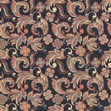 Çiçeksiz desen. vektör arkaplanı