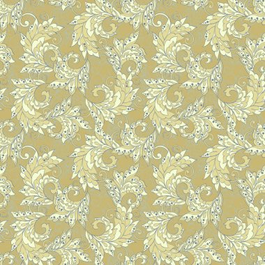 Çiçeksiz desen. vektör arkaplanı