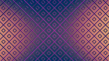 bronz metal kareler modern arka plan 3d render illüstrasyon