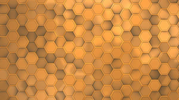 Bokeh modern çizim, 3d ile turuncu arka plan render