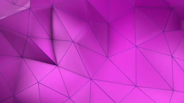 abstract pink plexus geometric background, 3d render