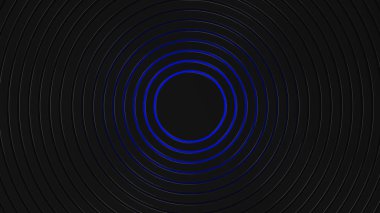 gri ve mavi daireler modern arka plan illüstrasyon, 3d render