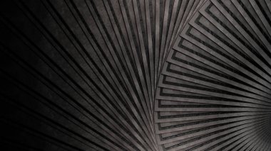 Soyut koyu spiral arkaplan 3d resimleme