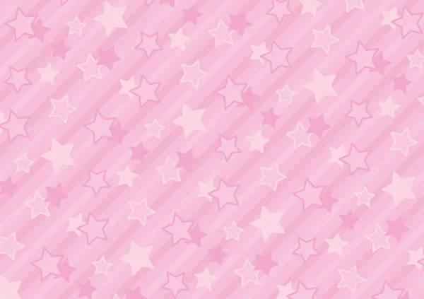 Illustration Star Pattern Stripe Pattern Background — Stock Vector