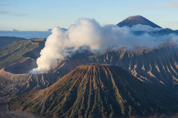 Bromo Montanha Vulcão Ativo Uma Manhã Java Oriental Indonésia Ásia — Fotografia de Stock