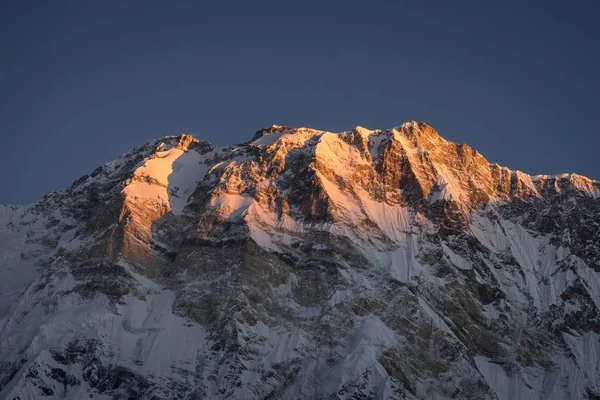 Annapurna Pico Montanha 10Th Montanha Mais Alta Mundo Himalaia Gama — Fotografia de Stock
