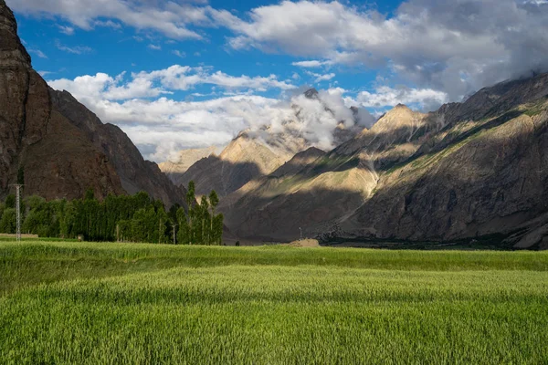 Hermoso Paisaje Askole Pueblo Verano Trek Pakistán Asia — Foto de Stock