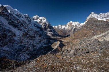 Manzara Mera bölgenin, Himalaya dağ silsilesi, Nepal, Asya